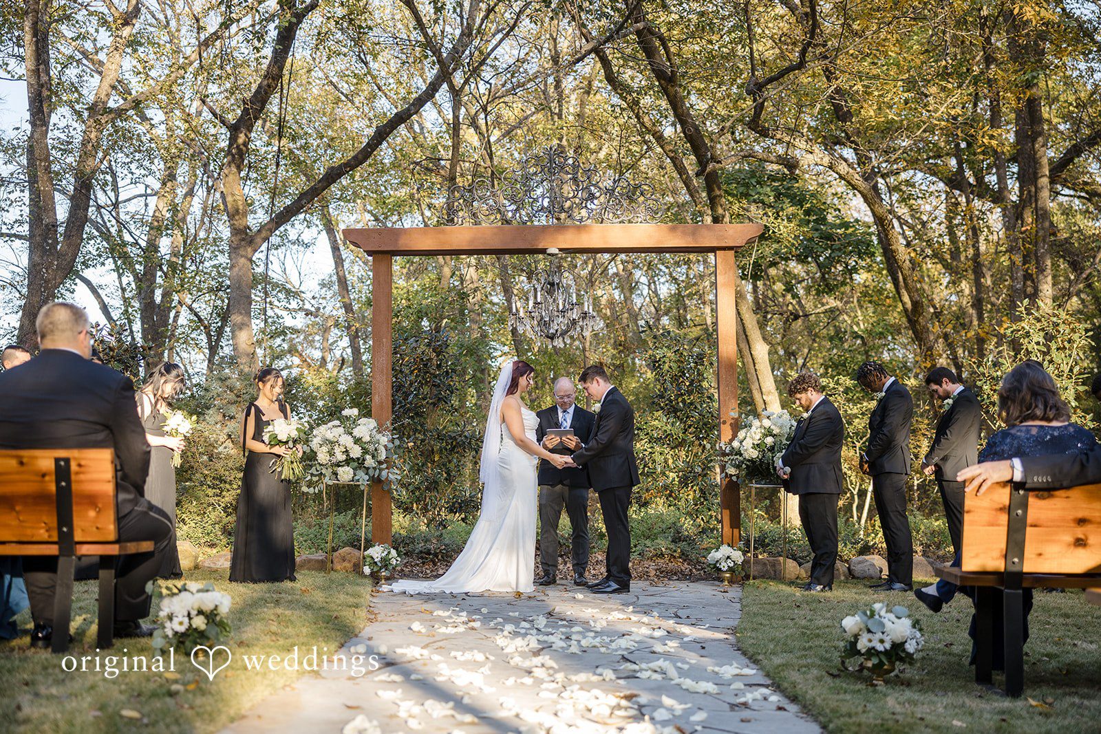 The bride and groom joined as a couple