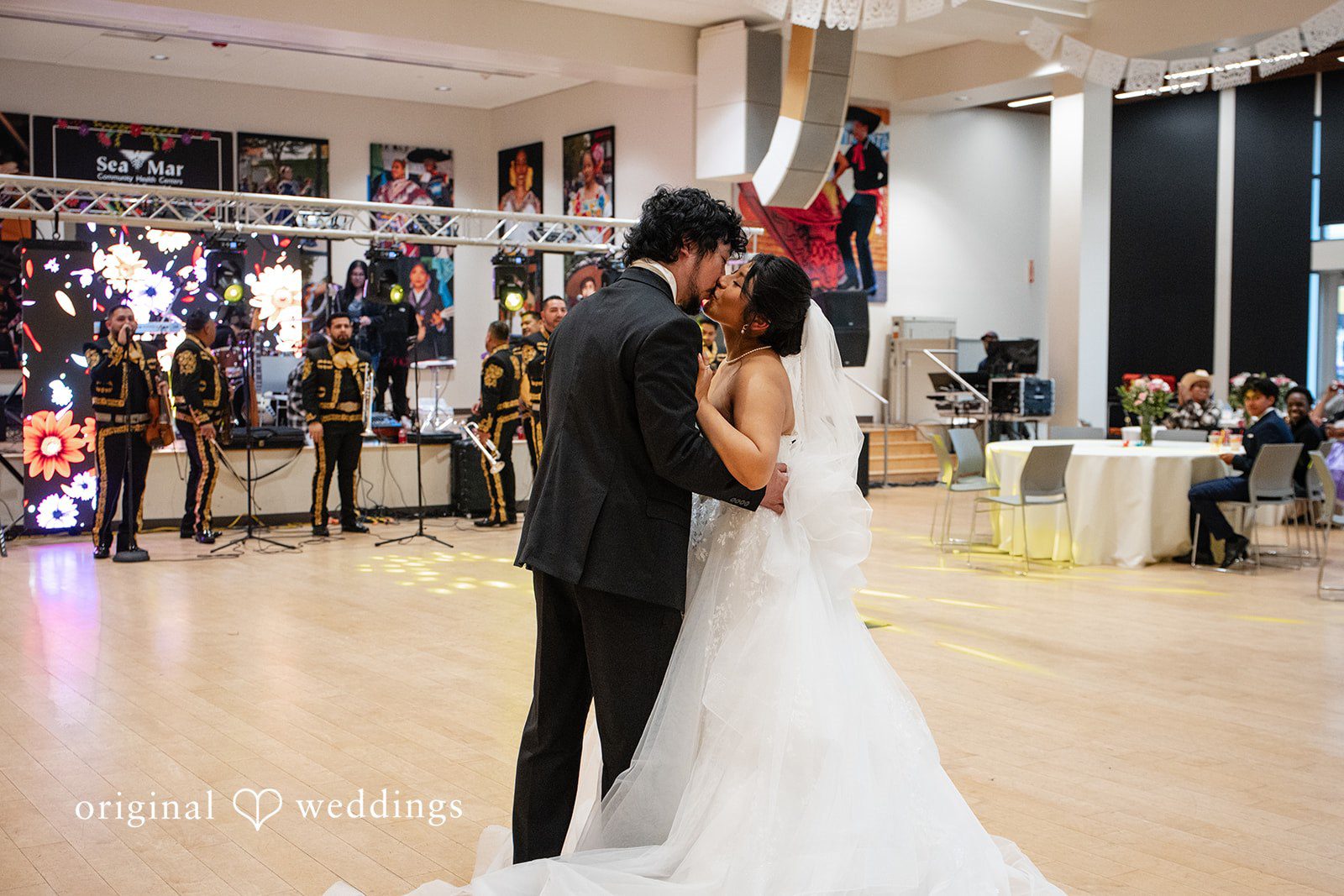 Romantic dance picture of couple