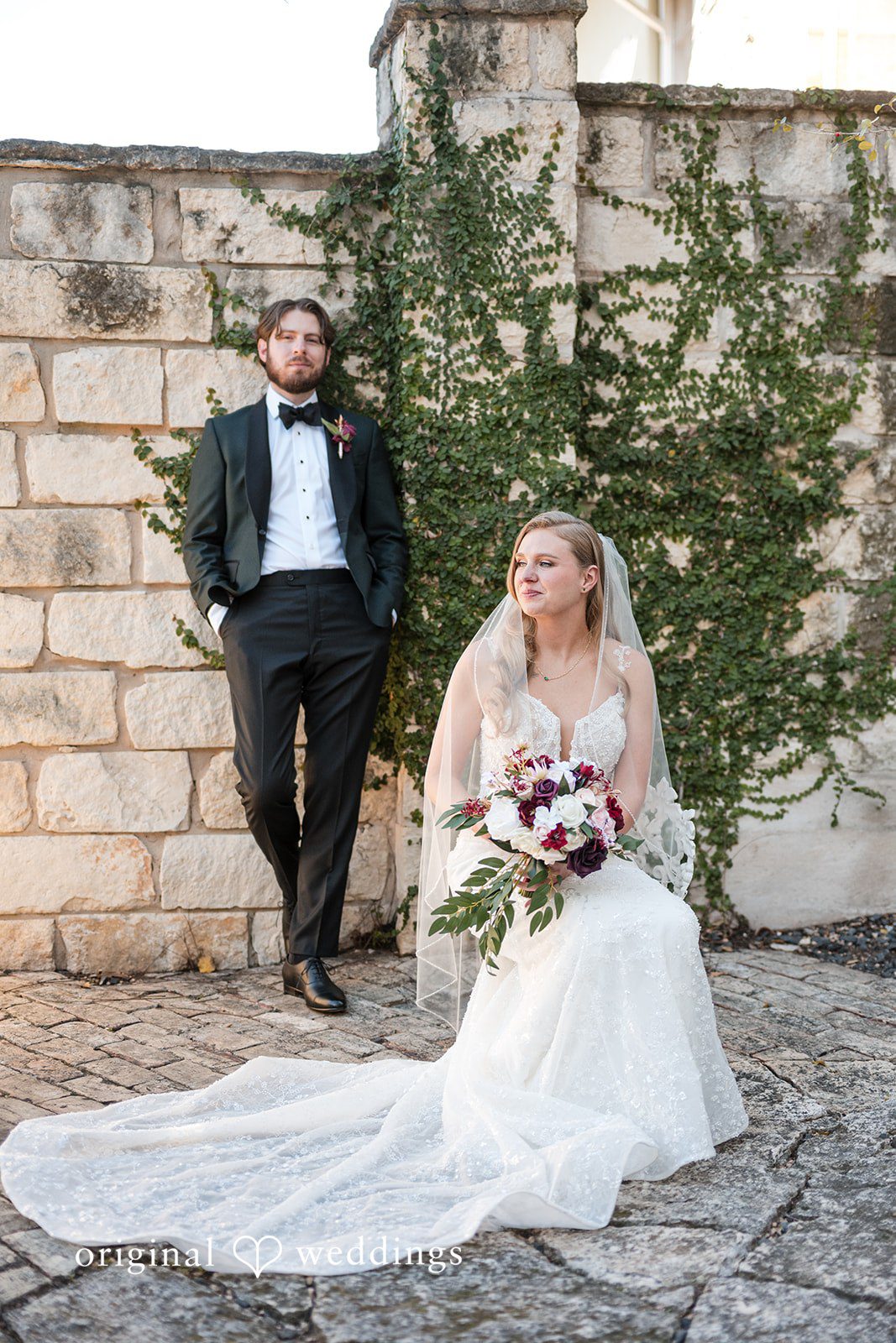 Our Austin wedding photographers captured a stylish portrait of the couple at The Allan House