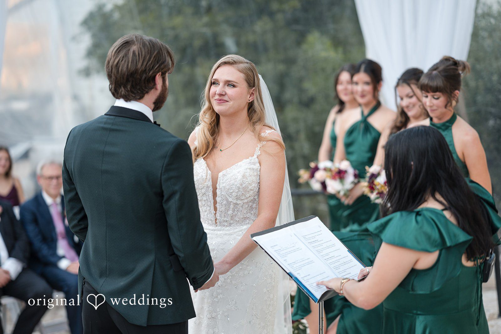 The couple about to exchange marital vows