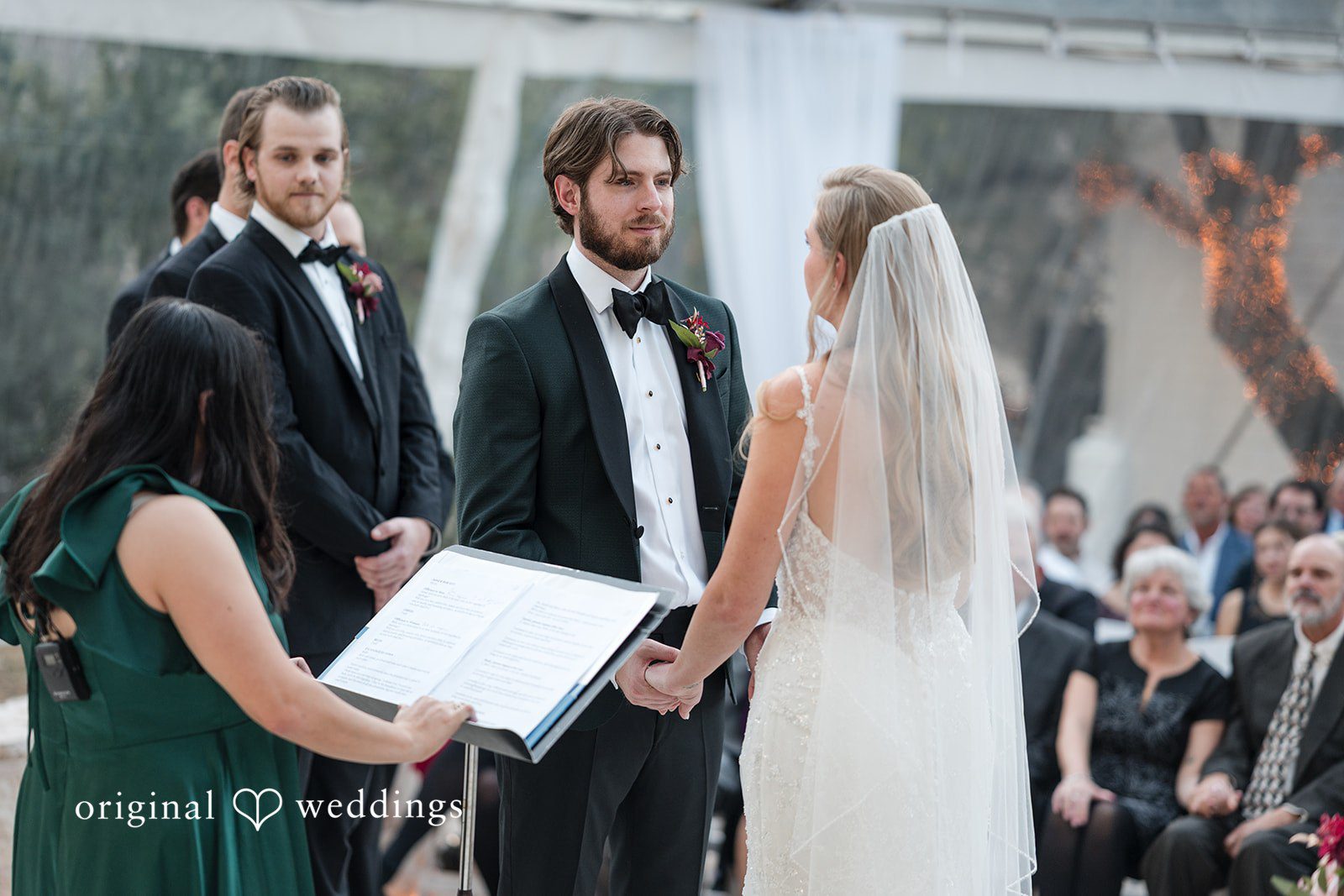 The couple about to be joined as one