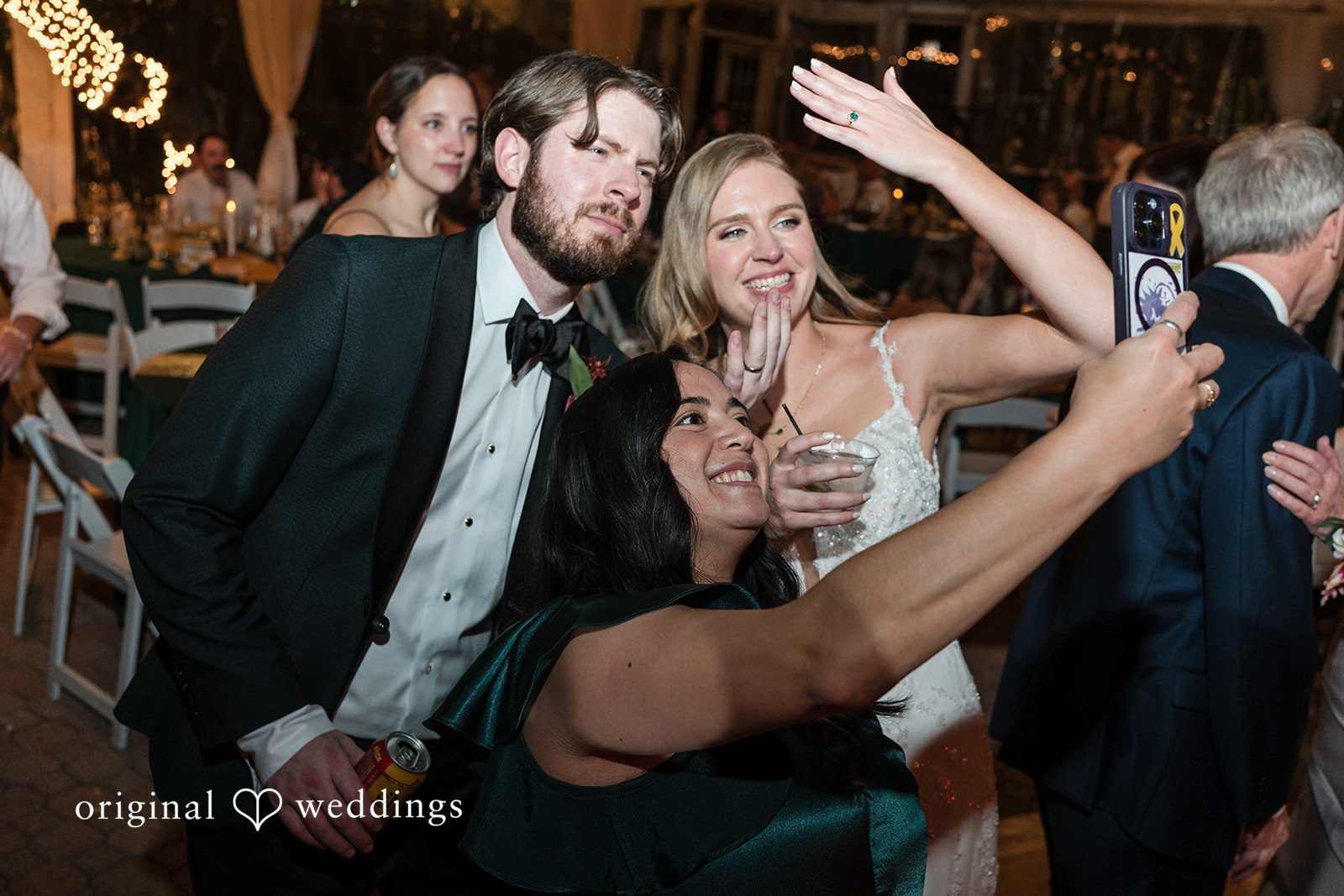 Fun time at the wedding reception