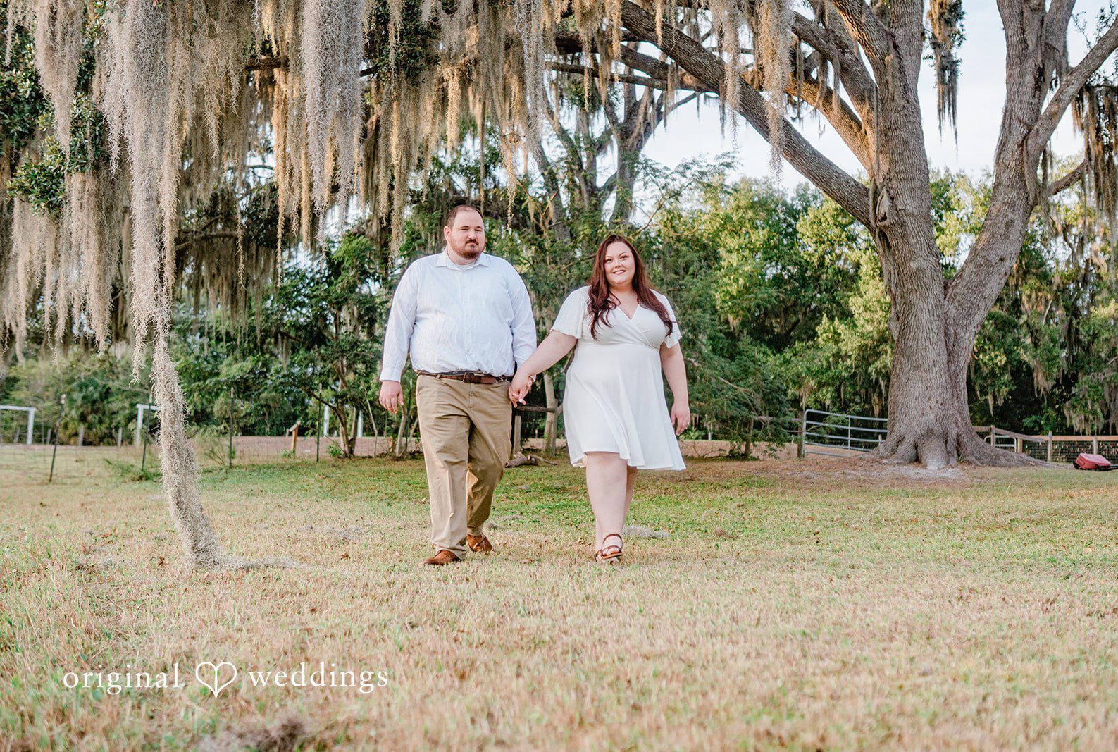 Tampa Engagement Photos from Original Wedding at The Barn at Crescent Lake
