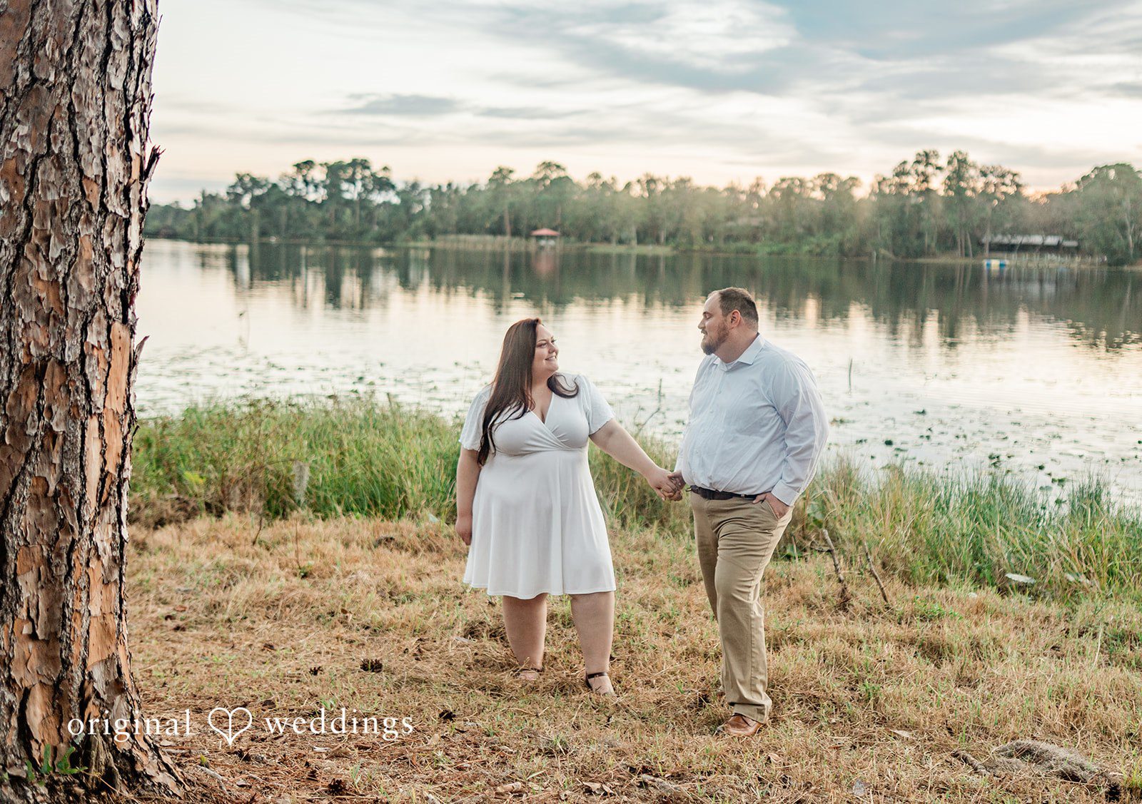 Tampa Engagement Photos from Original Wedding at The Barn at Crescent Lake