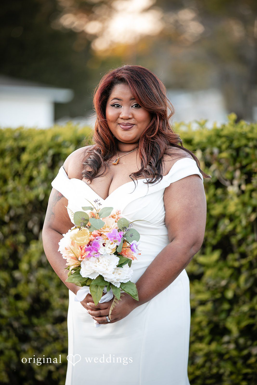 A gorgeous portrait of the bride