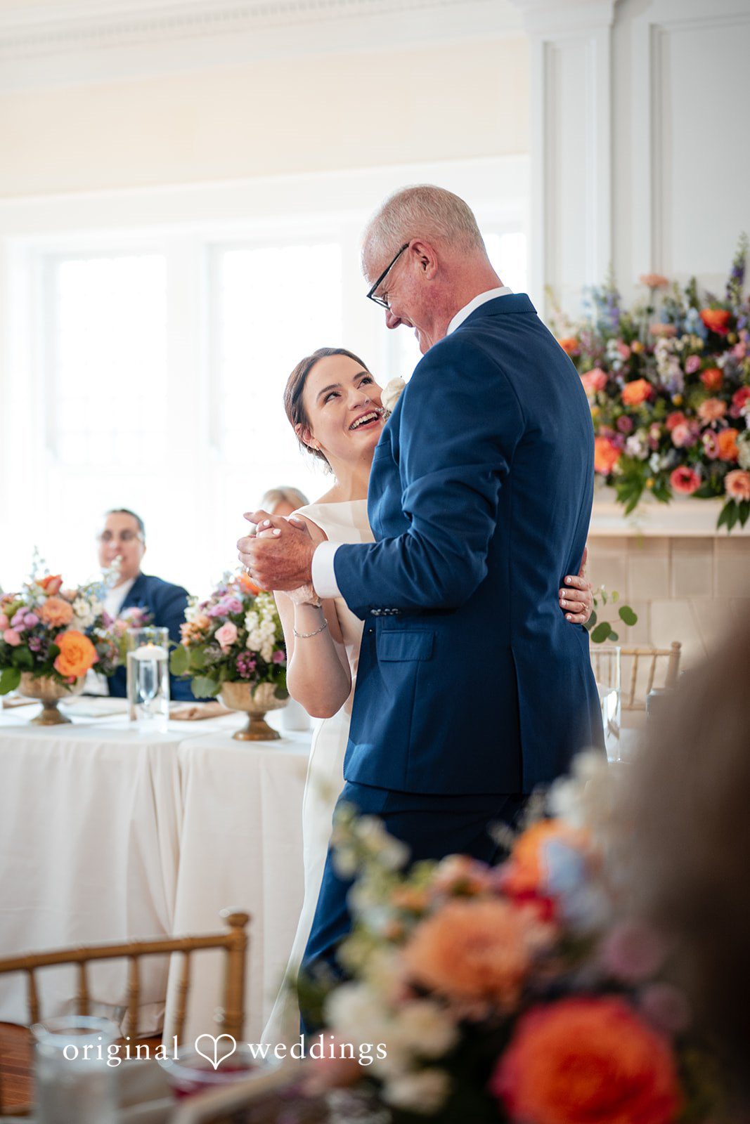 Lovely picture of bride dancing with her companion