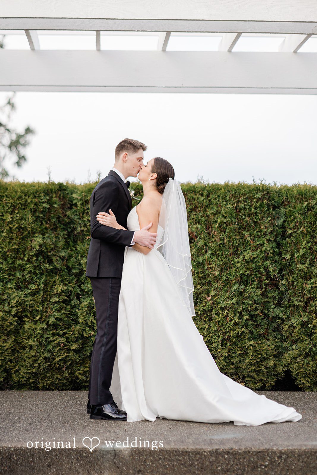 Stunning portrait of couple at The Olson Mansion