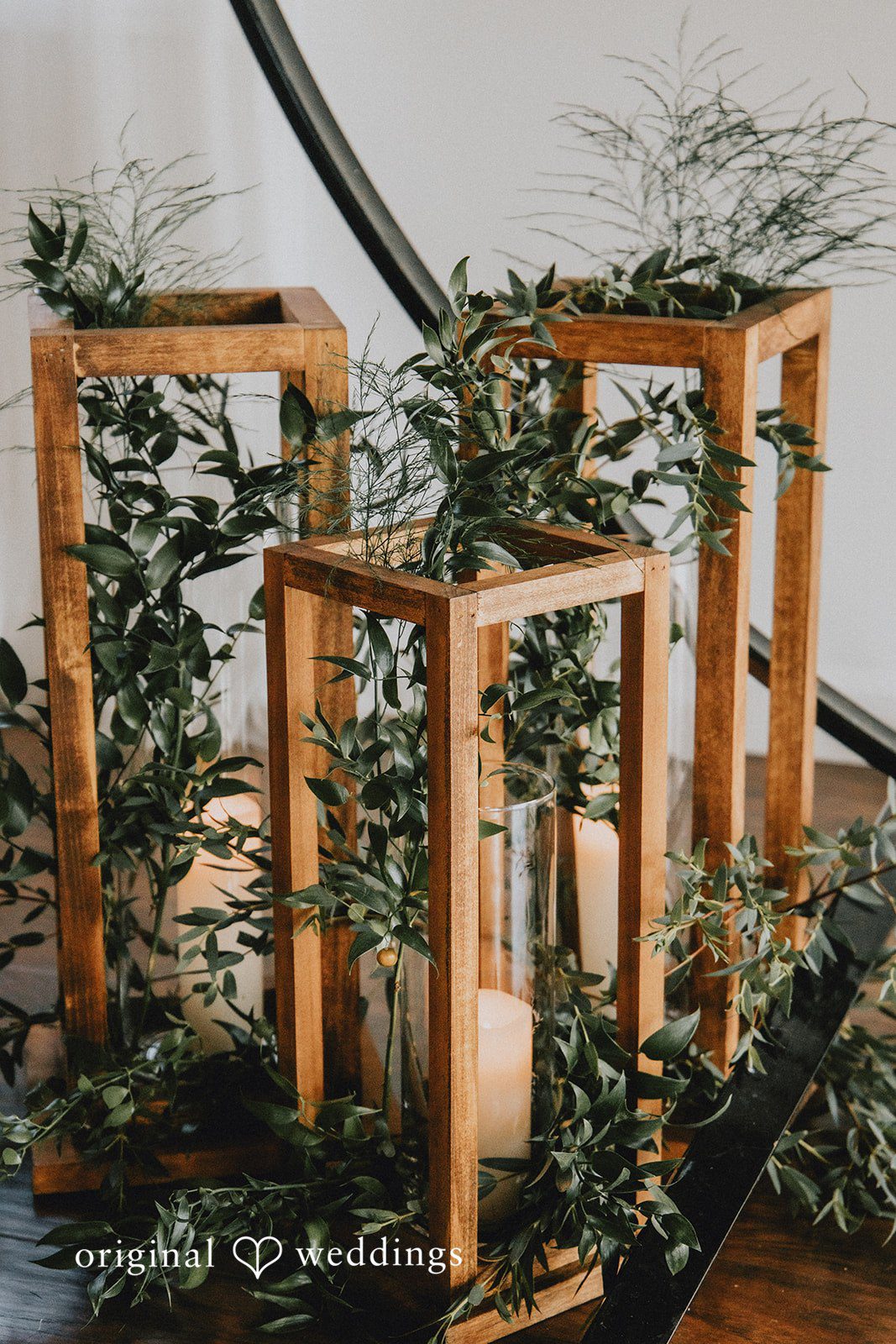 Dianna + Devin A detail shot of the beautiful decor at The Refinery wedding reception