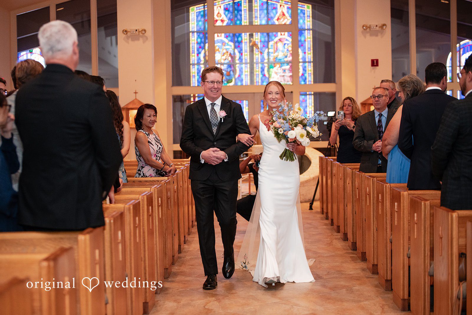 Lovely entry picture of bride