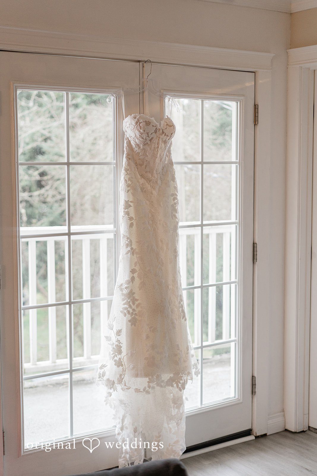 Beautiful wedding gown picture