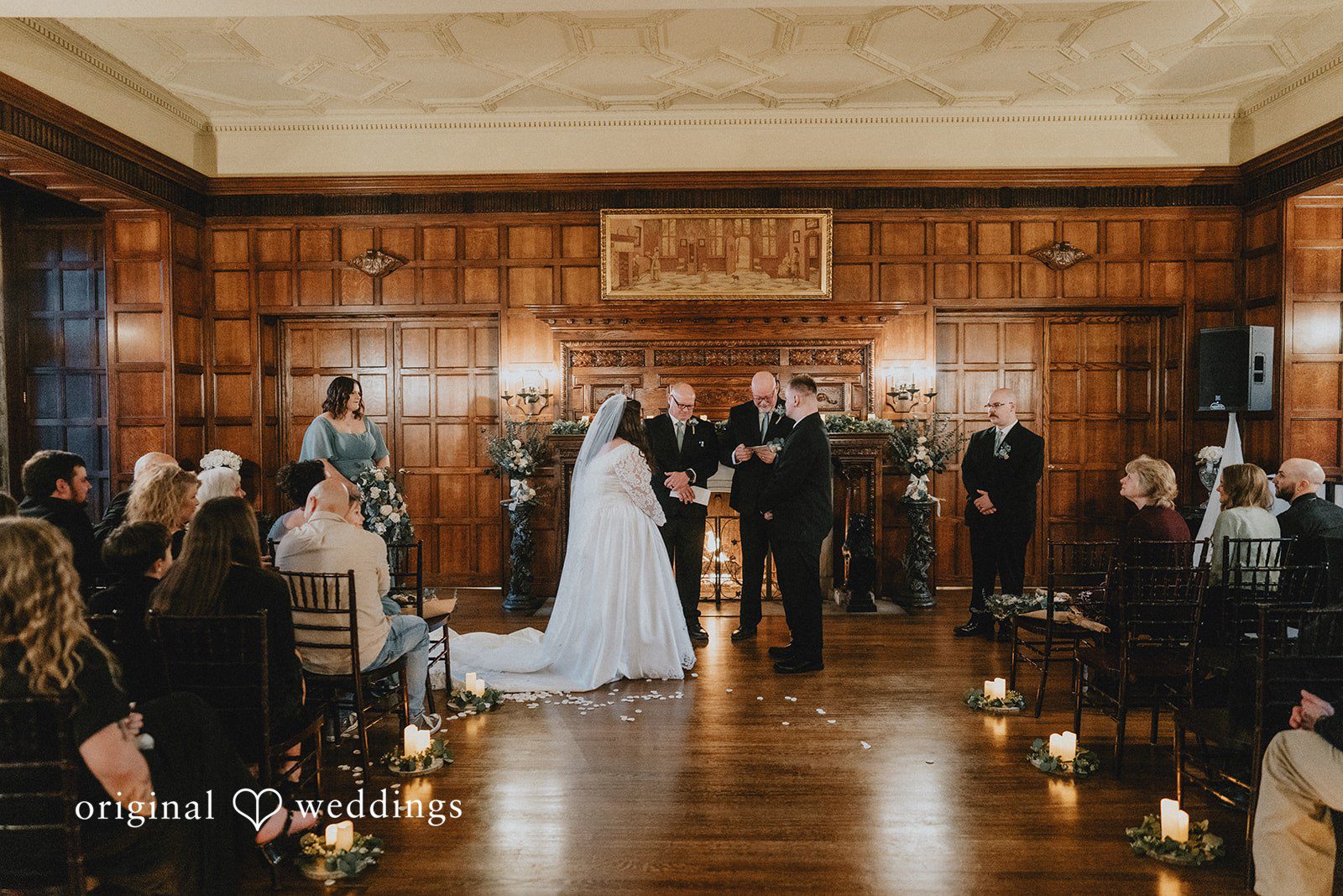 Kaydee + Jameson Romantic pre-ceremony moment