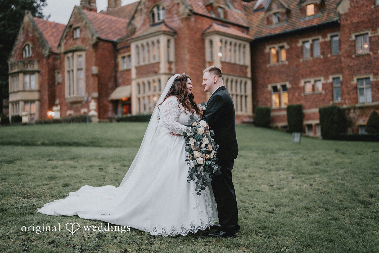 Kaydee + Jameson Seattle wedding photography at Thornewood Castle by Original Weddings