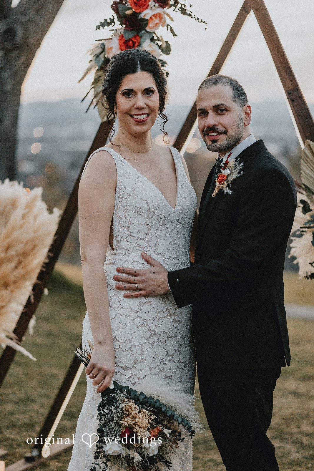 Parsa + Kiley A close-up shows the couple sharing a joyful moment.