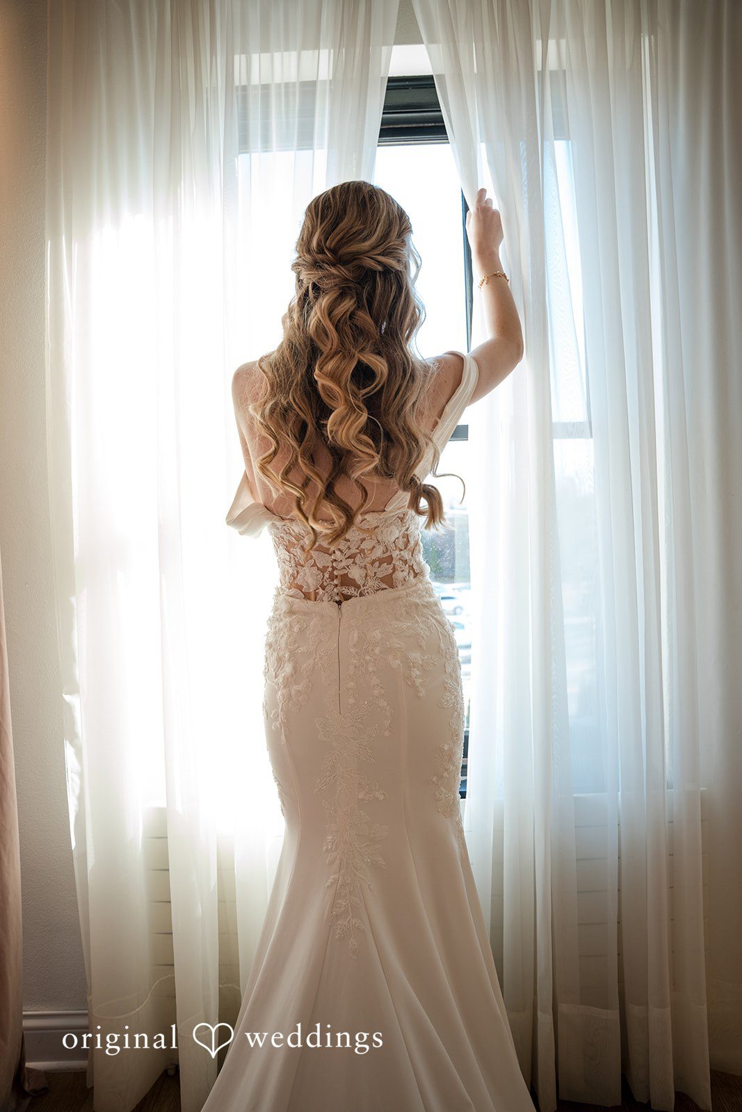 Bridal portrait after getting ready for the ceremony