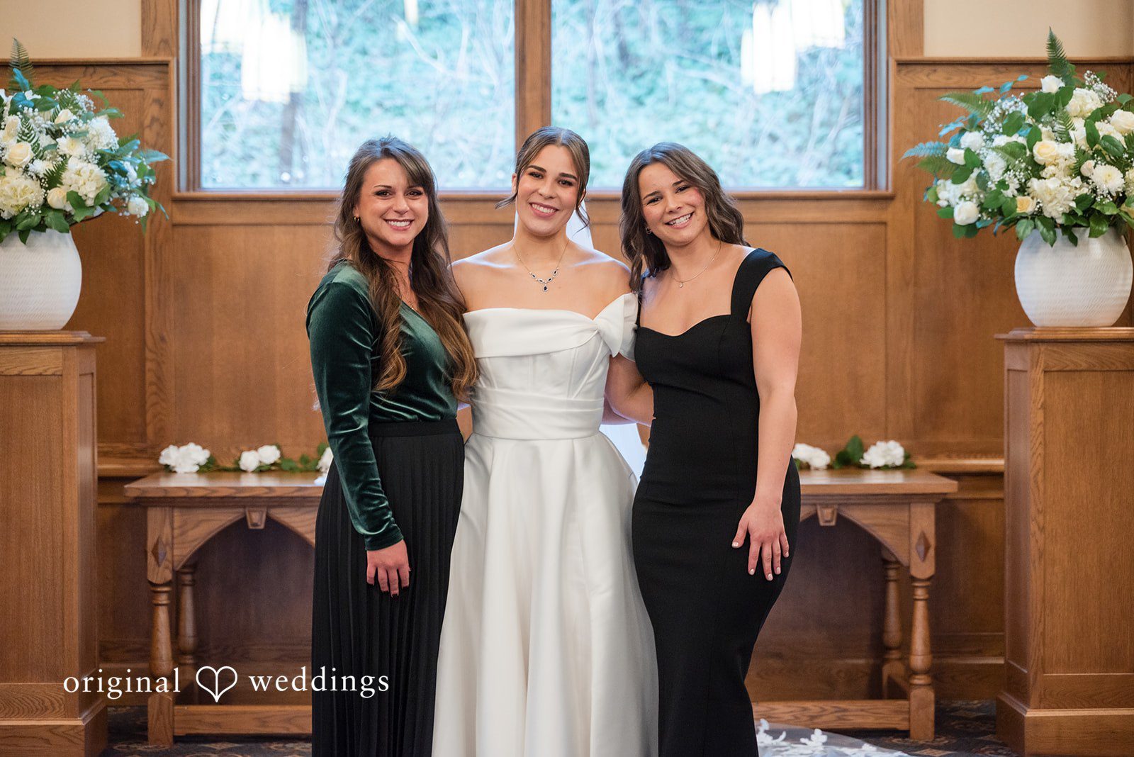Avery + Ben Lovely picture of bride with friends