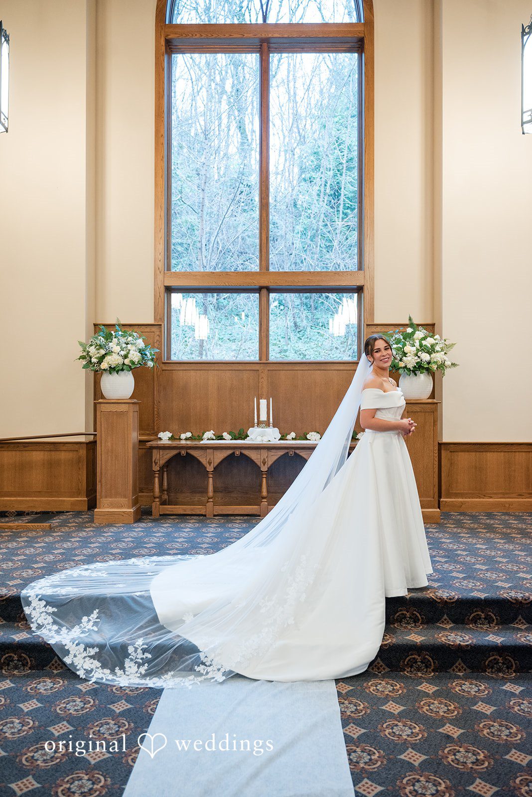 Avery + Ben Lovely portrait of bride