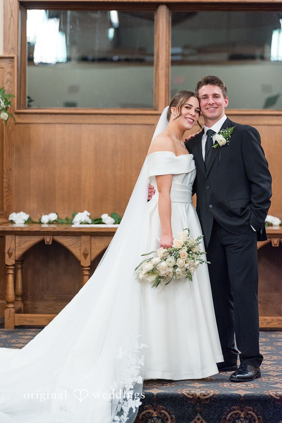 Avery + Ben Lovely picture of bride and groom