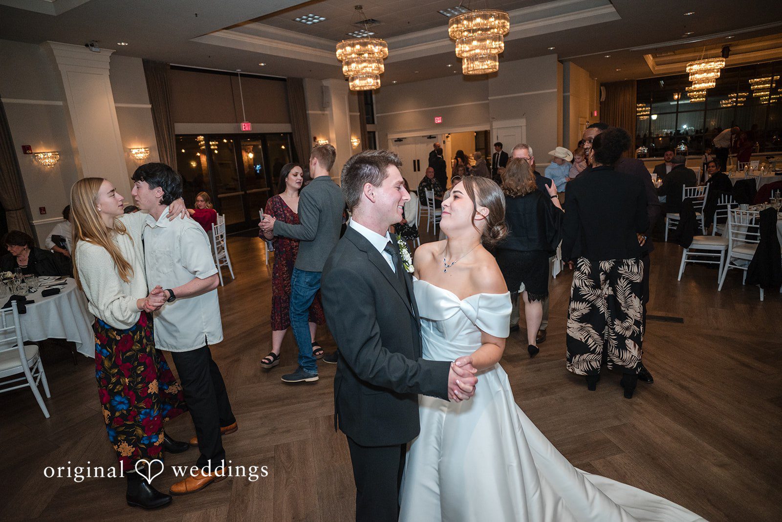 Avery + Ben Bride and groom enjoying their first dance