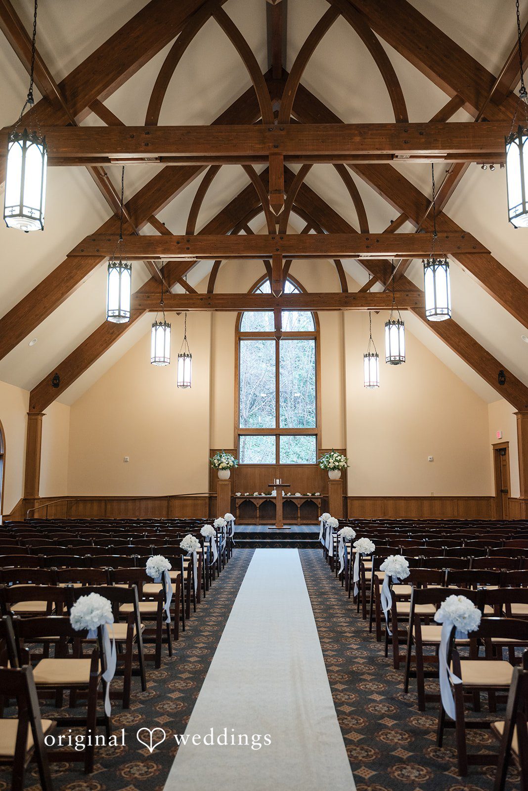 Avery + Ben Beautiful inner view of Abernethy Center