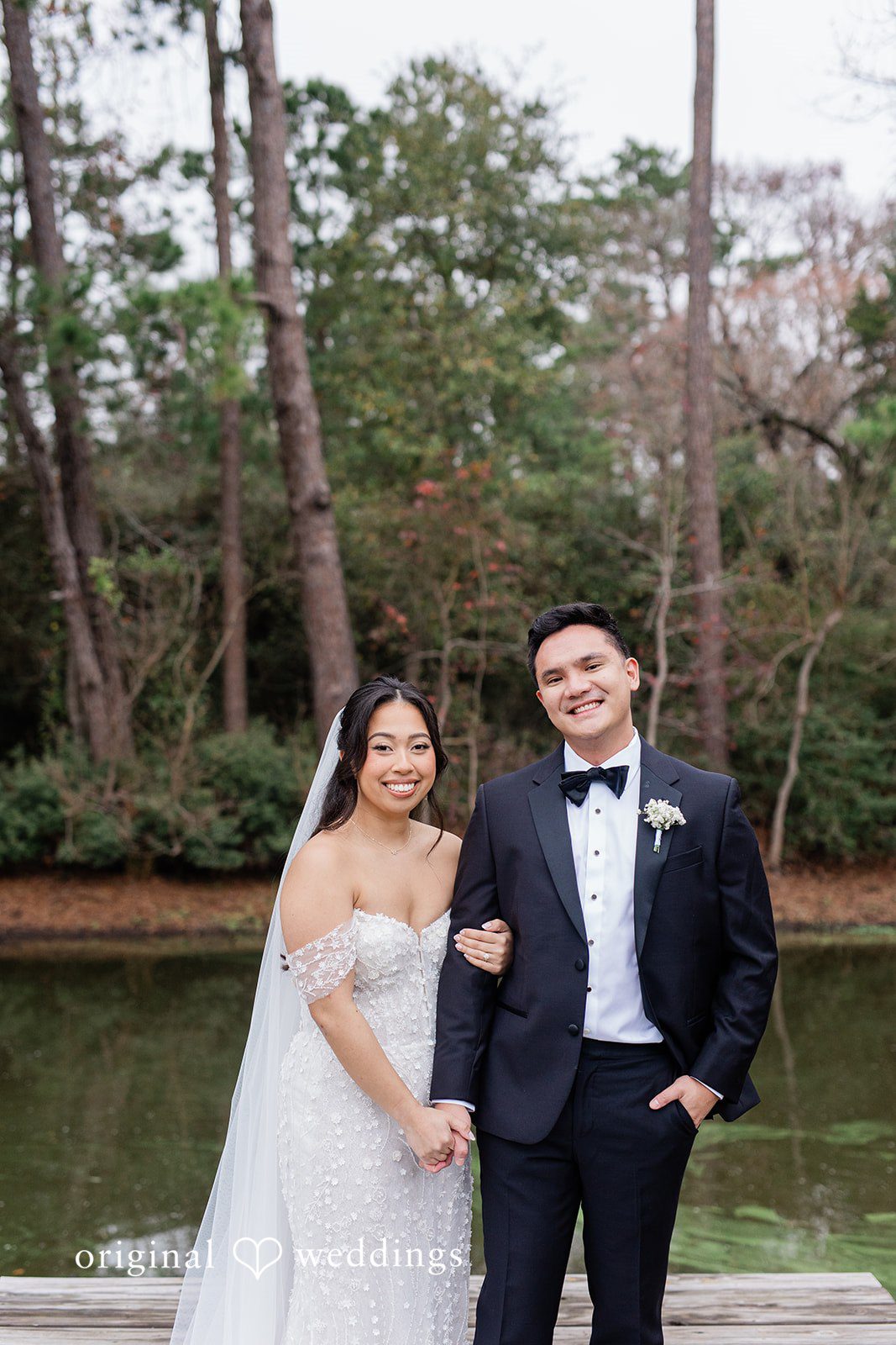 Dominic + Erika Joy Stunning portrait of couple at Addison Woods.