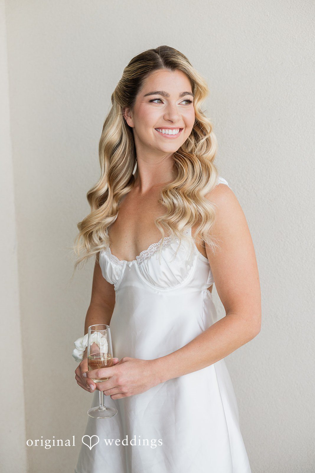 Kathryn + Calum Bridal portrait while getting ready for the wedding day