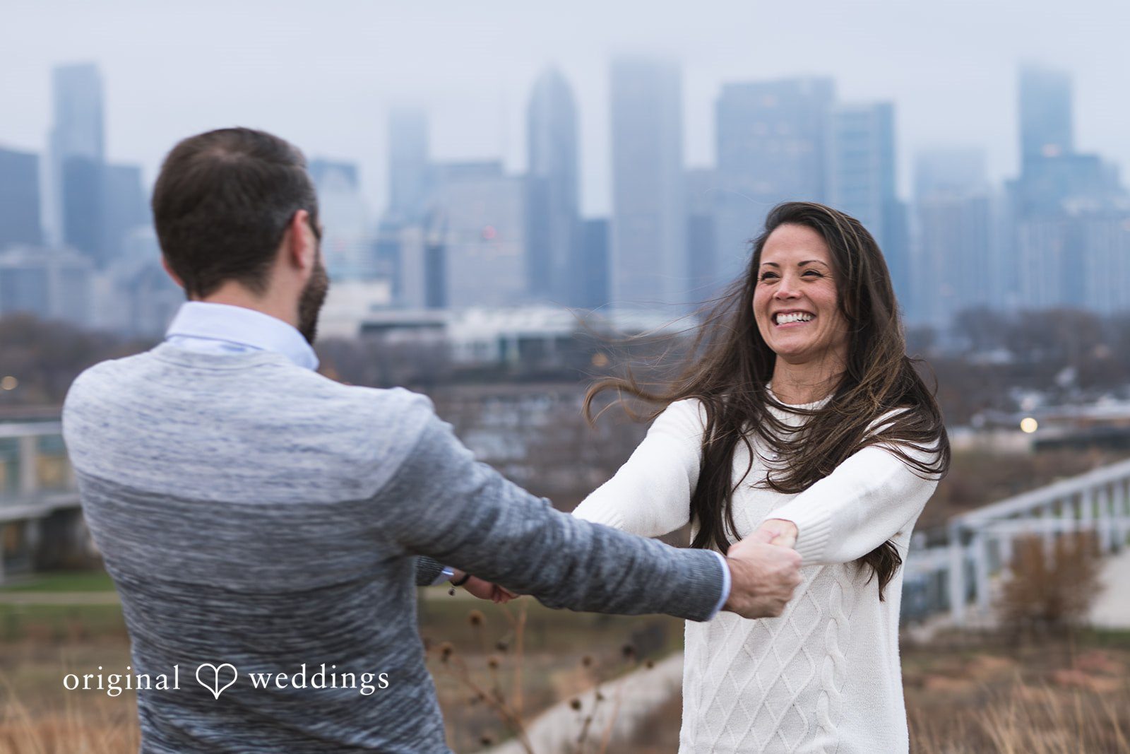 Chicago Engagement Photographers at Adler Planetarium | Monica & Dj -