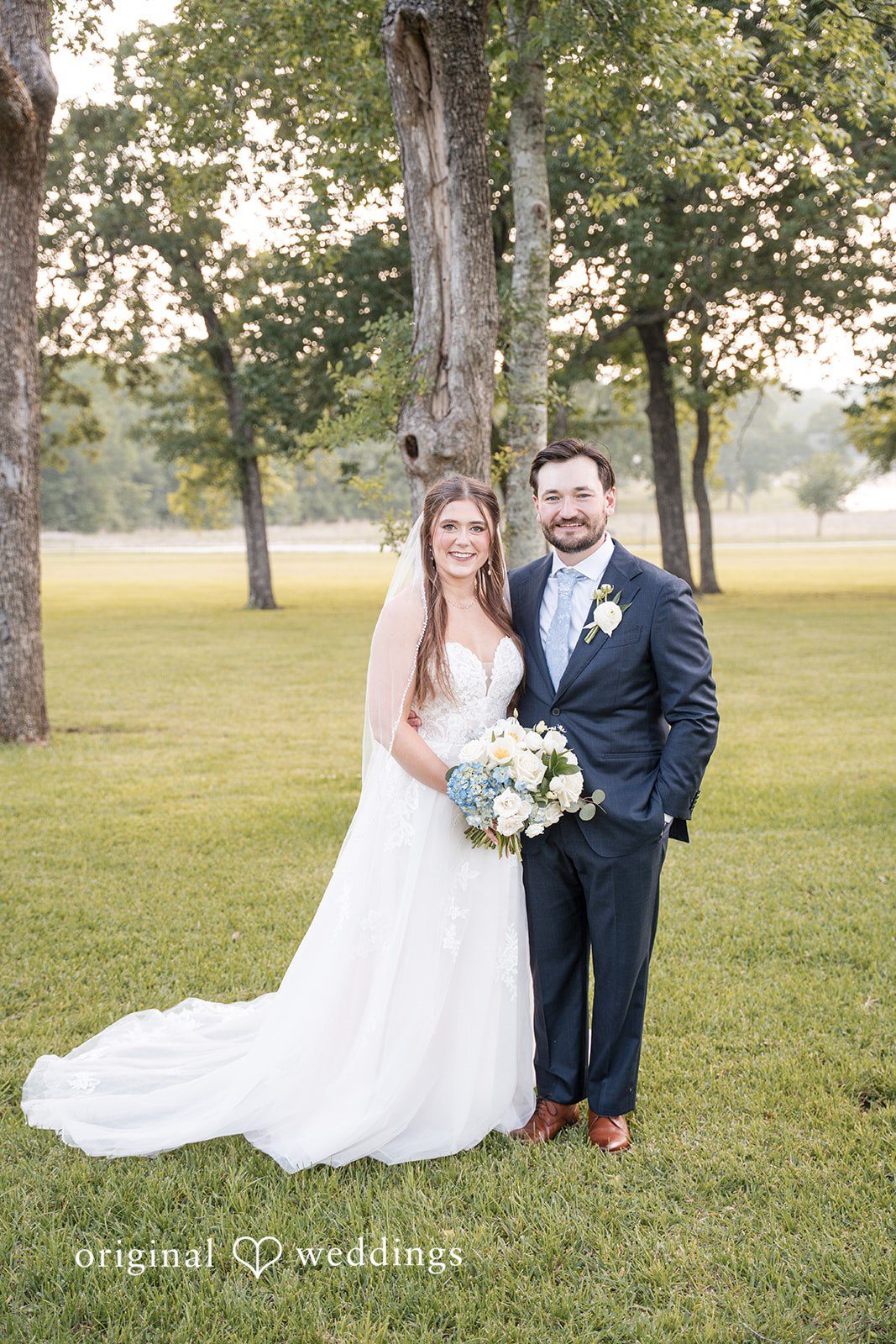 Kennedy + Collin A stunning portrait of the couple in the venue’s outdoor area space