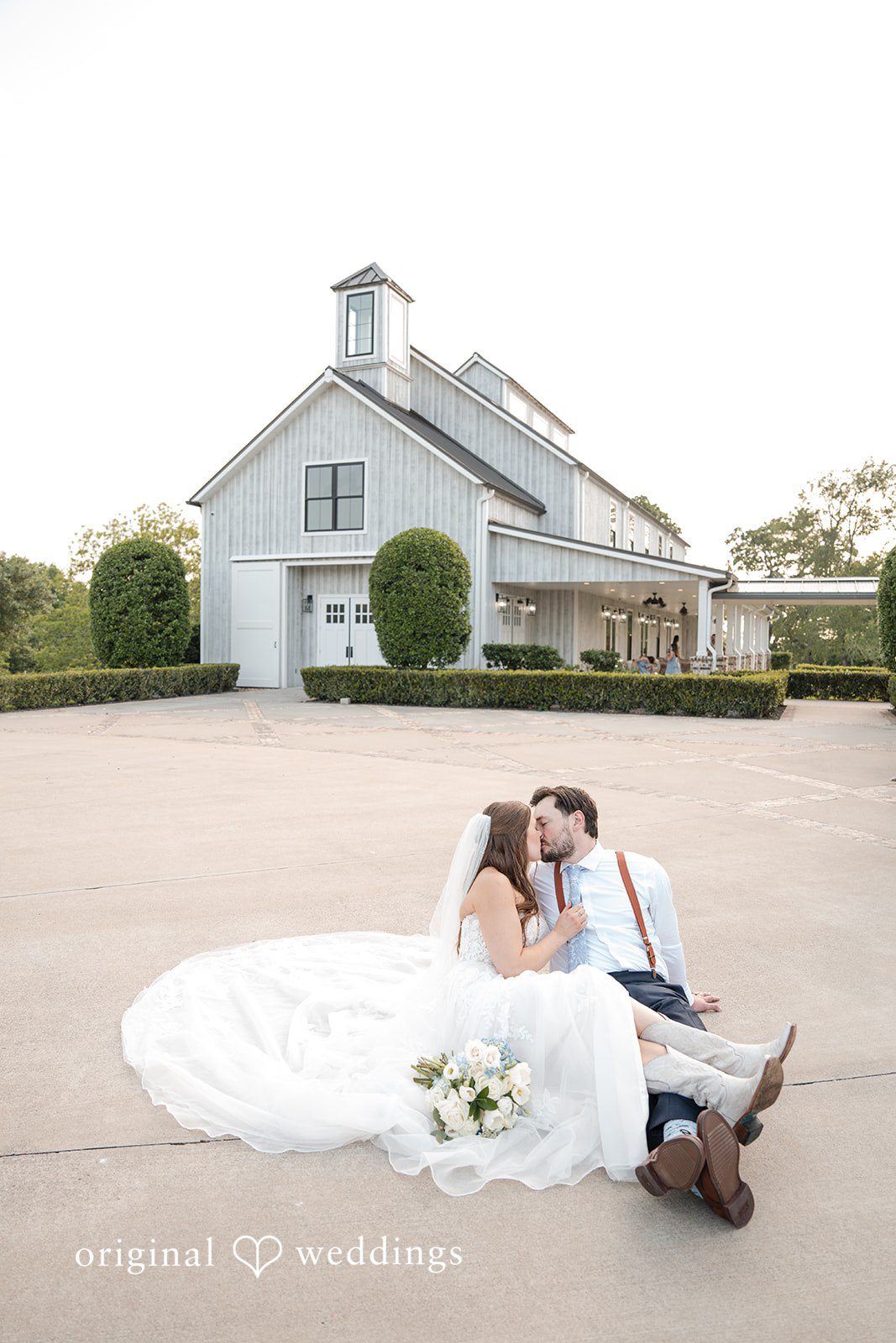Kennedy + Collin The couple shares a romantic kiss