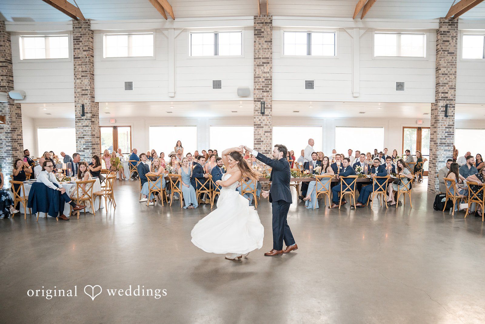 Kennedy + Collin The couple takes their first dance