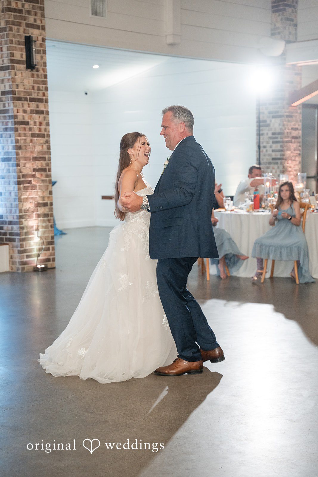 Kennedy + Collin The bride dances with her father