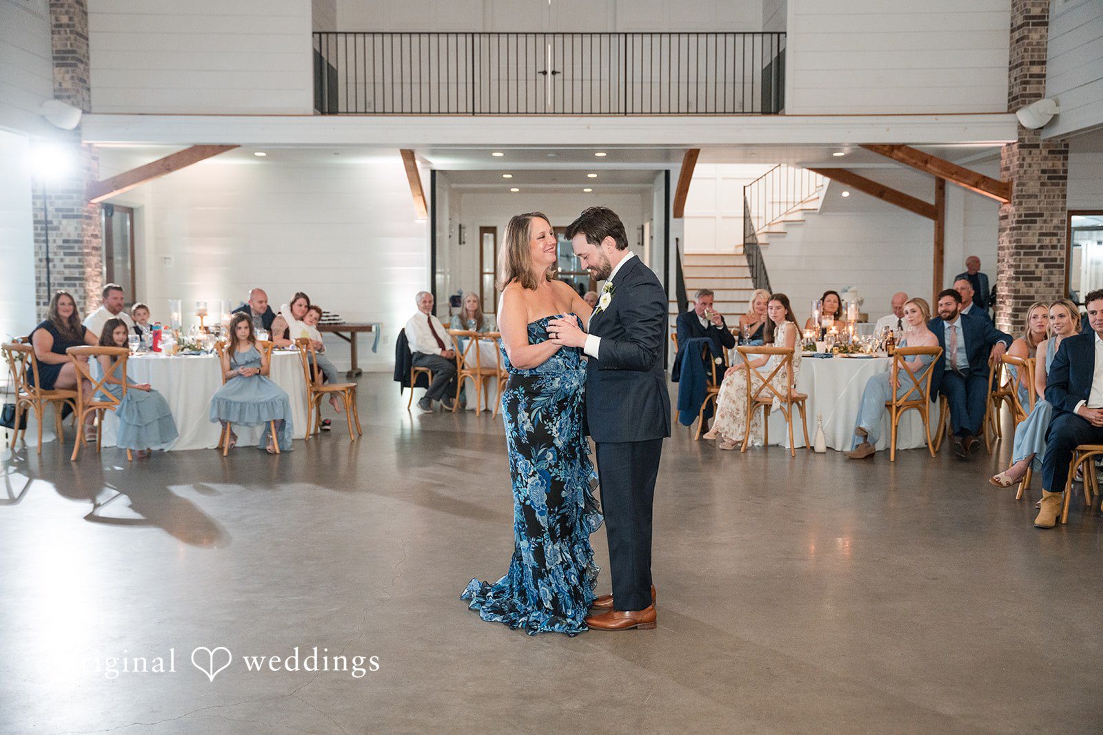 Kennedy + Collin The groom dances with his mother