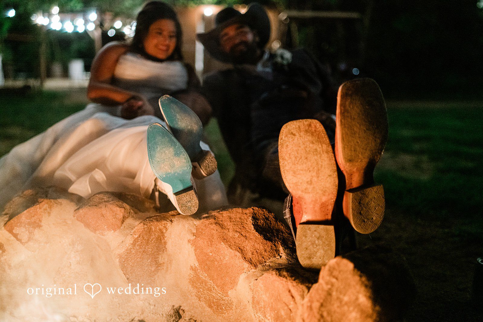 The couple having a night fun