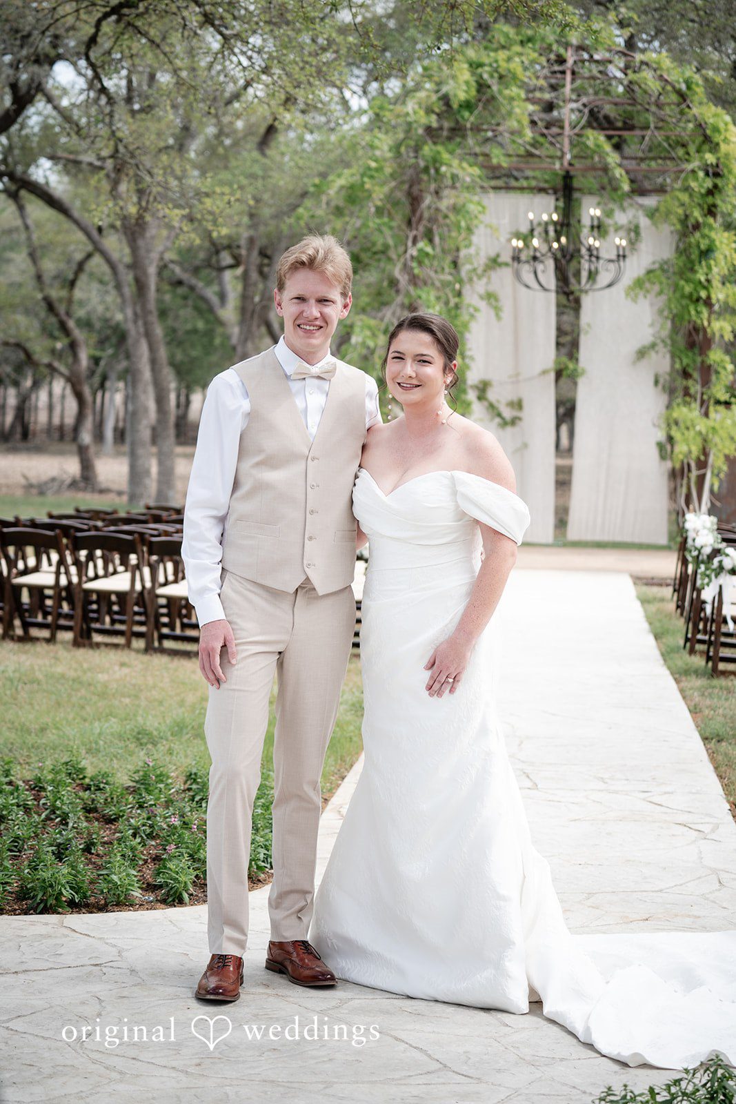 Hannah + Will Couple posing together in a romantic portrait