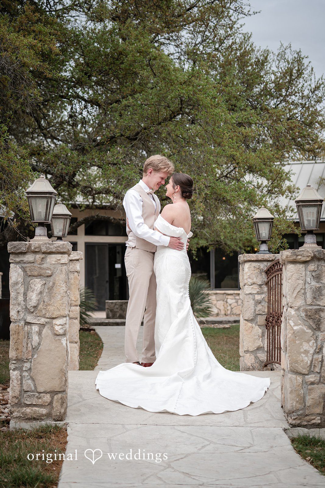 Hannah + Will Emotional portrait of bride and groom together