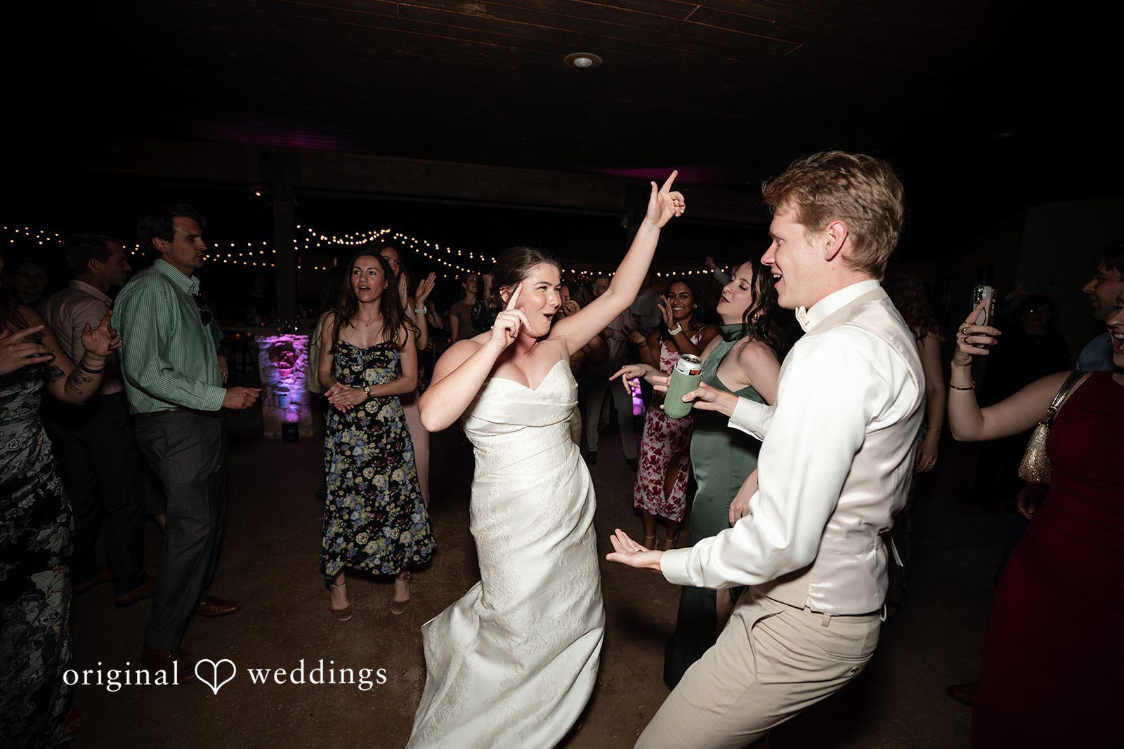 Hannah + Will Fun and lively wedding reception celebration