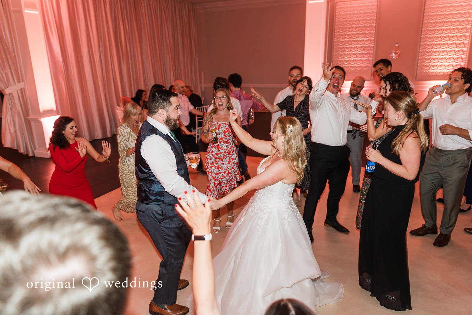 Shayna + Joseph Dance time at the Avenir wedding reception hall
