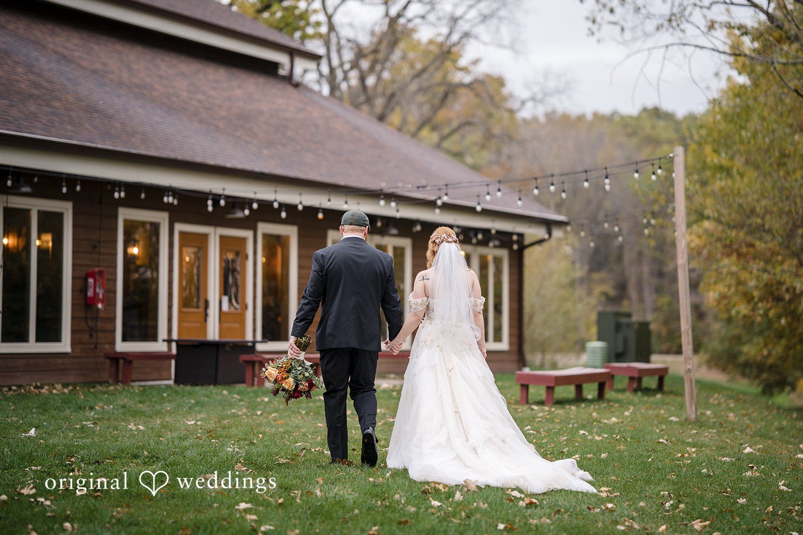 William + Alicia Beautiful wedding photography moment at Barnwood Events