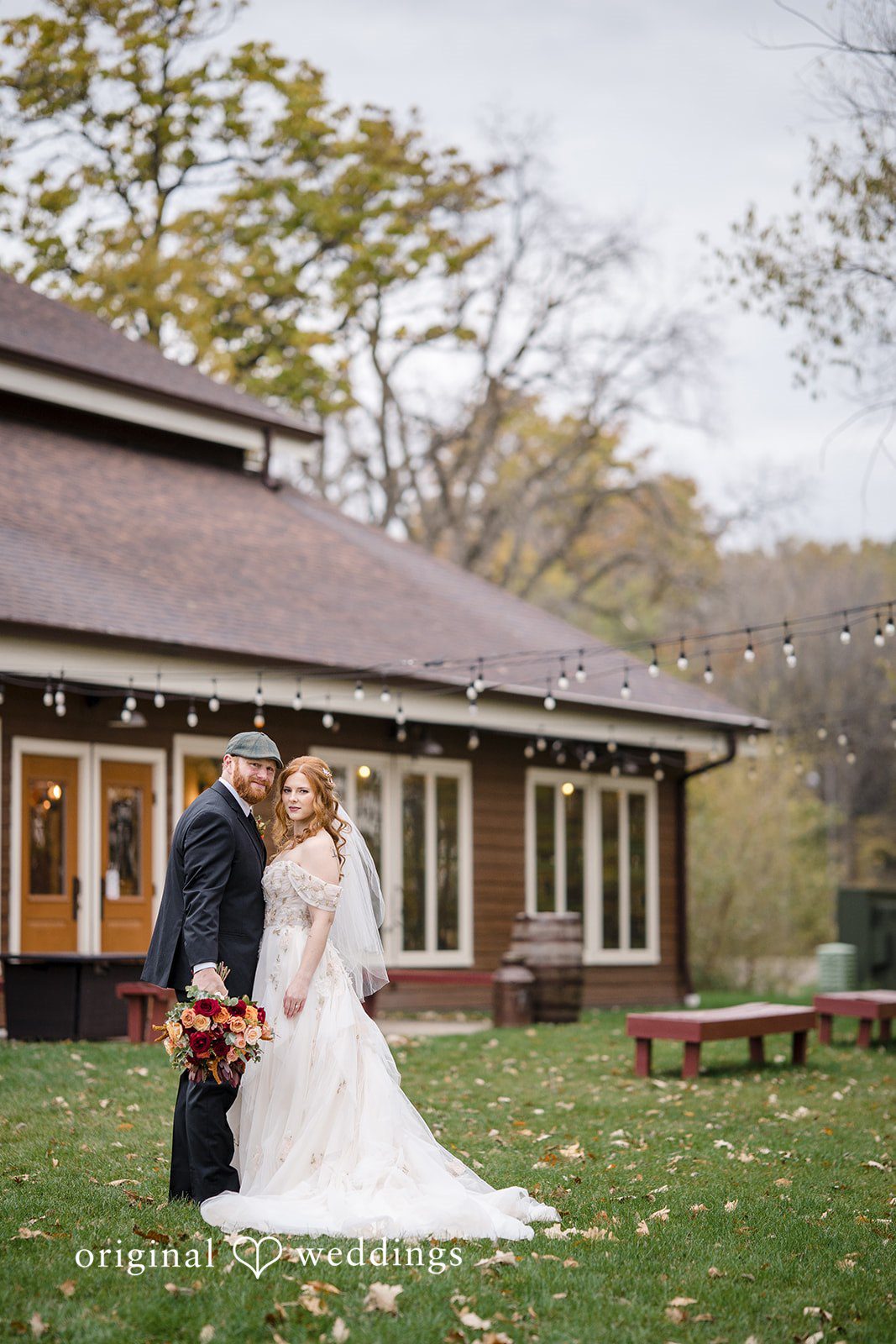 William + Alicia Beautiful wedding photography moment at Barnwood Events