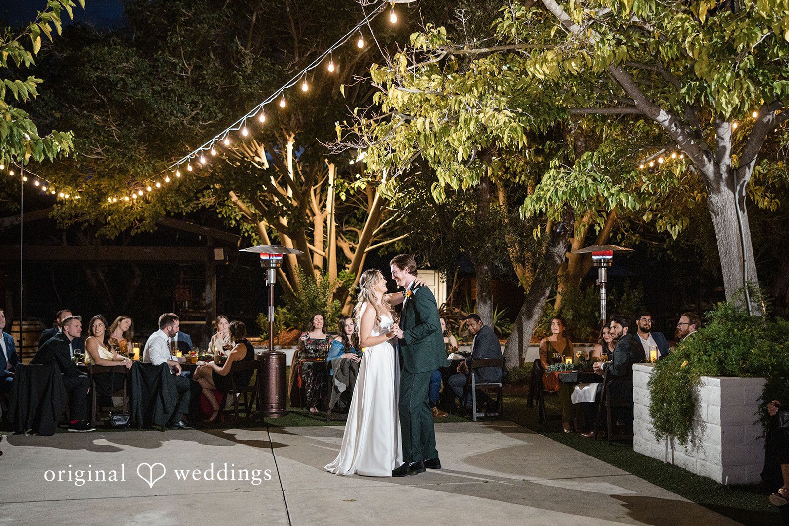 Olivia + Connor Bride and groom sharing their first dance at the reception