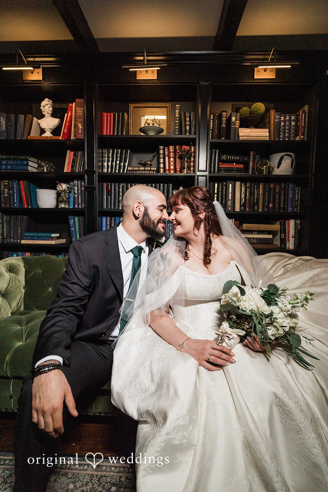 Close-up of couple enjoying a happy moment at Bird and Bottle Inn