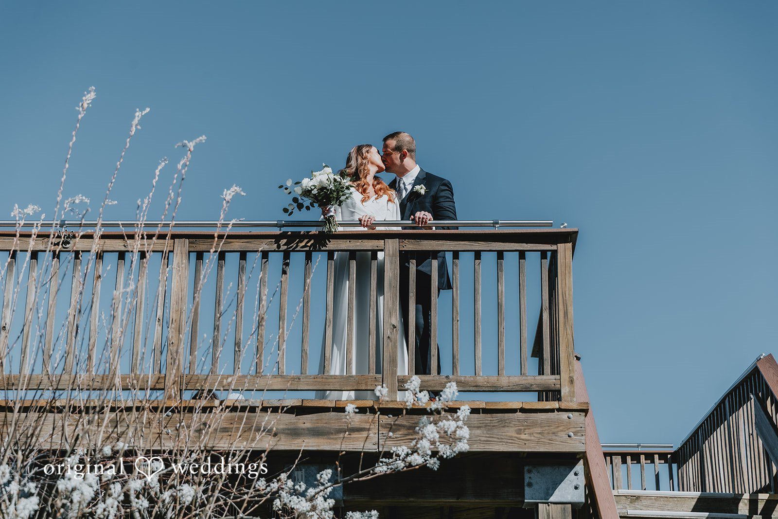 Romantic outdoor portrait of the couple in natural light