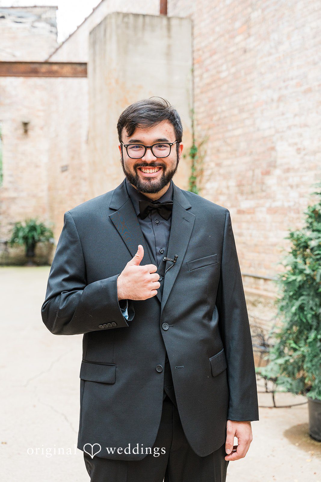 Stunning portrait of groom.