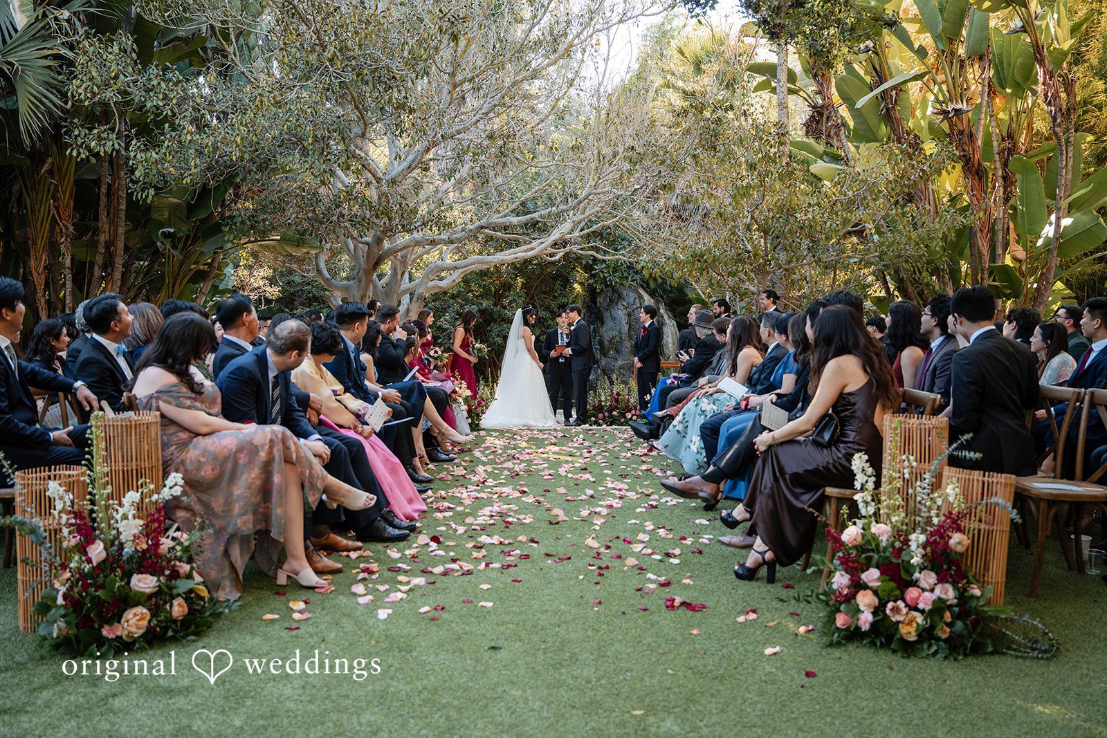 A stunning portrait from the wedding ceremony