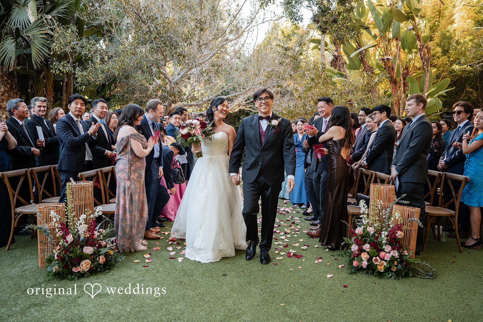 Our San Diego wedding photographers captured the couple as they made a joyful exit