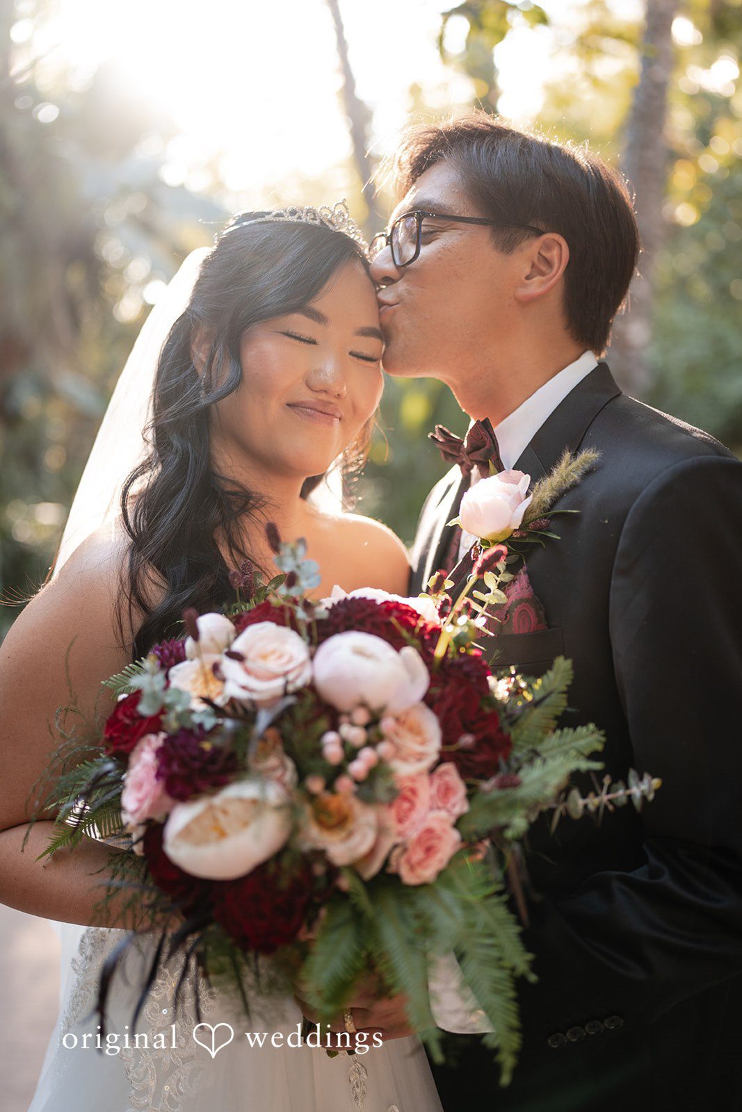 Our San Diego wedding photographers captured a stunning portrait of the couple