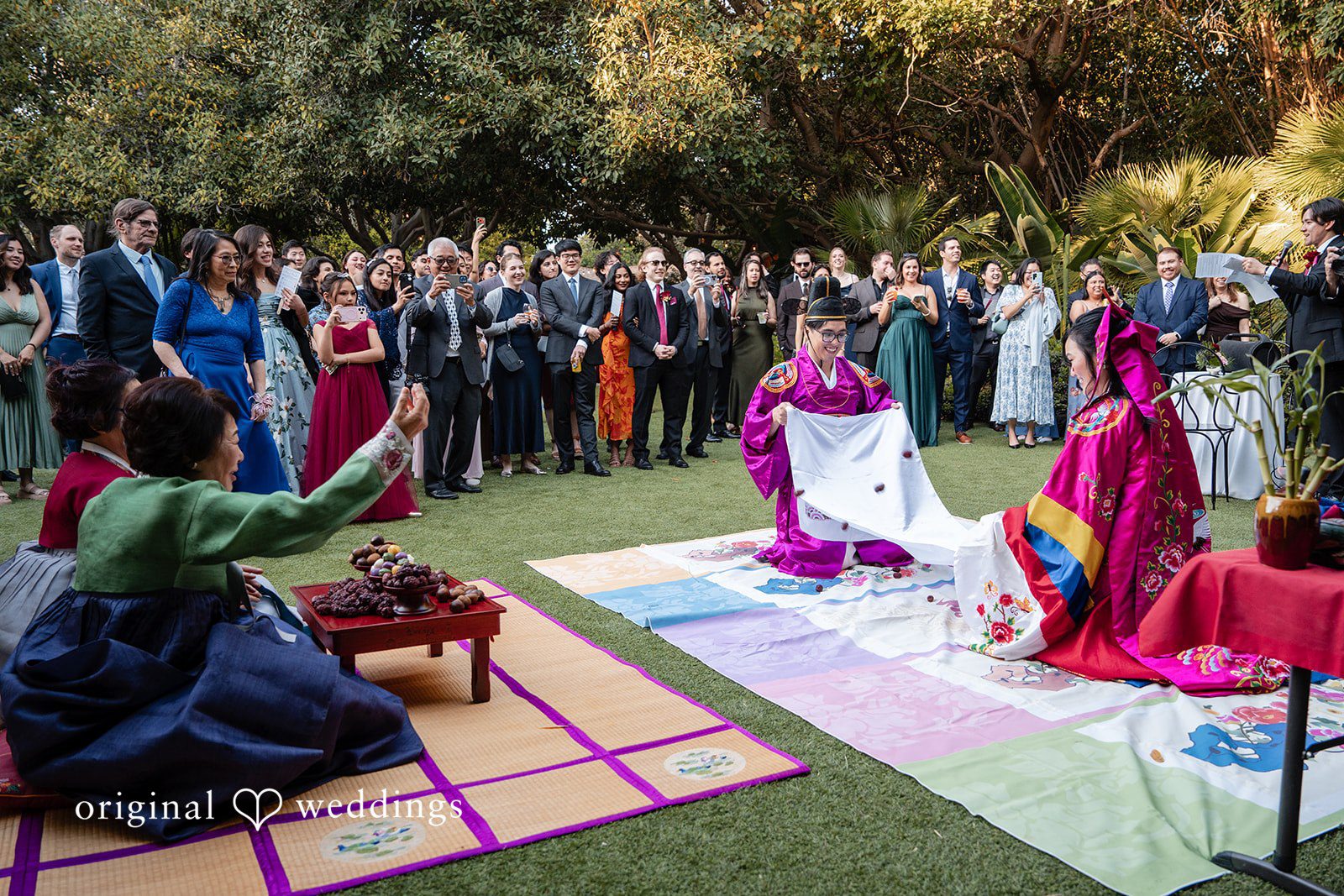 The couple observes their tradition
