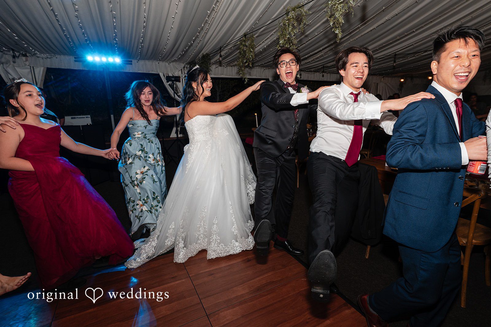 Fun time at the wedding reception