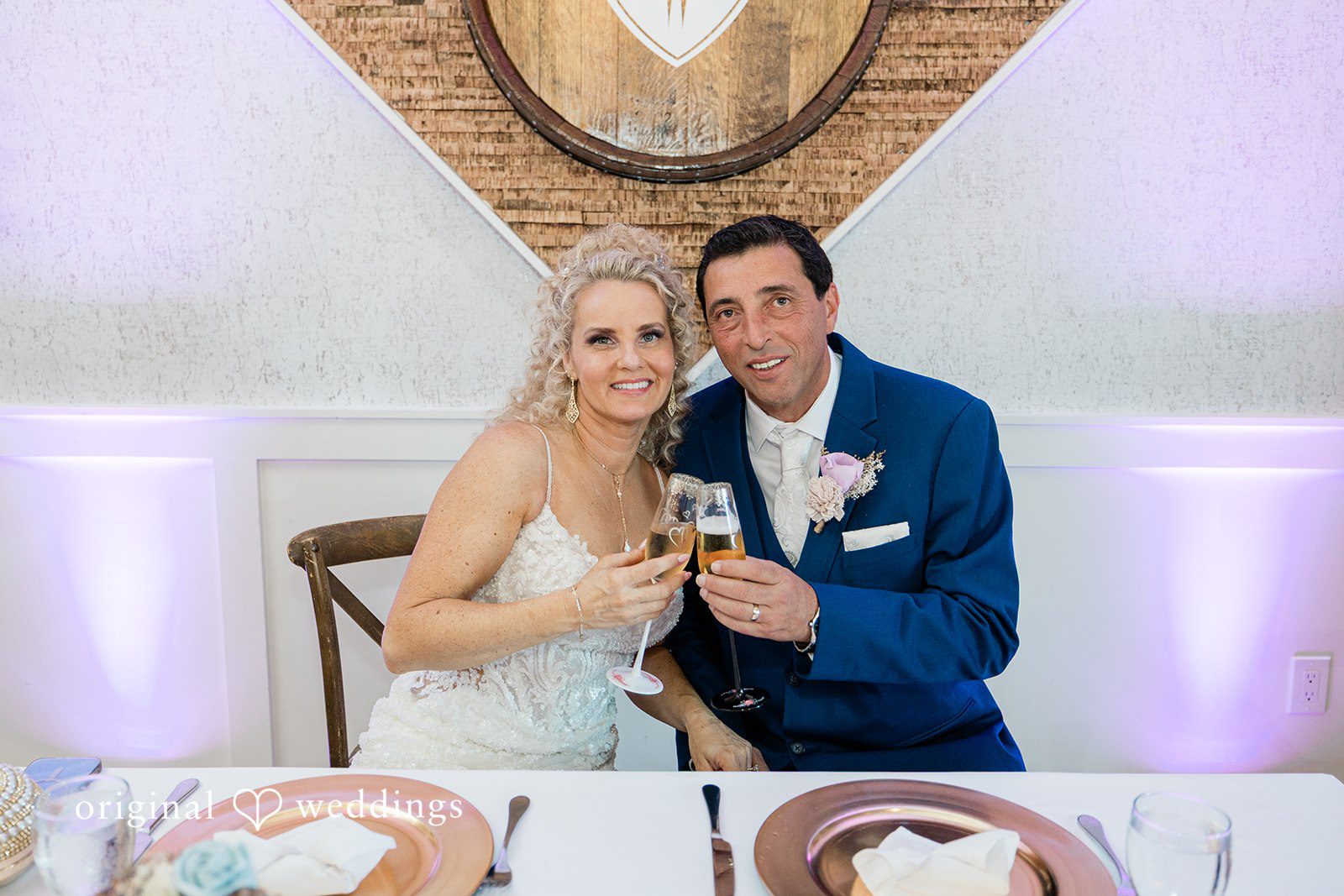 Stunning Portrait of Couple at Calvary Chapel Bible Fellowship by San Diego wedding Photographer from Original Weddings.