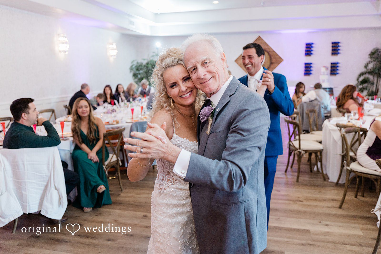 Bride dance with a older man at Calvary Chapel Bible Fellowship