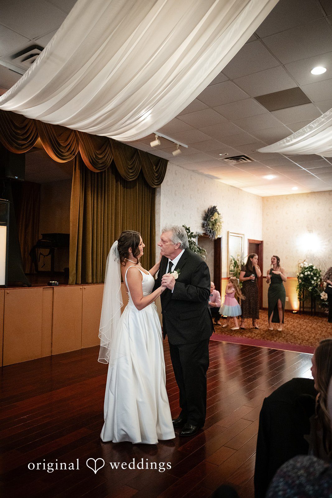 Elizabeth + Aldo Parent dance during the wedding celebration